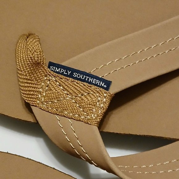 Simply Southern Tan Flip-Flops - Picture 6 of 6